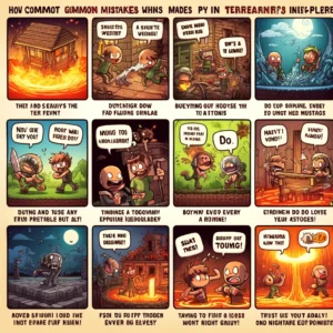 Terraria beginners' common mistakes