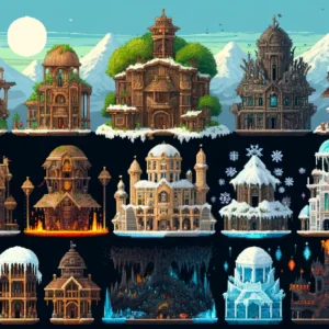 Terraria building themes