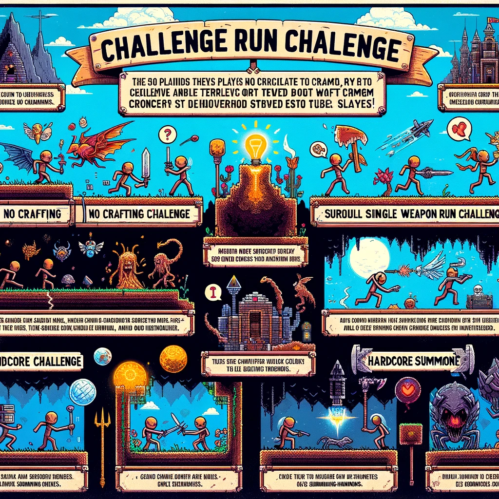 Terraria challenge runs ideas
