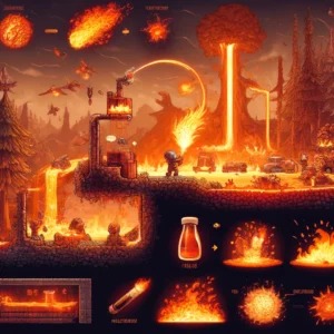 Terraria fire mechanics