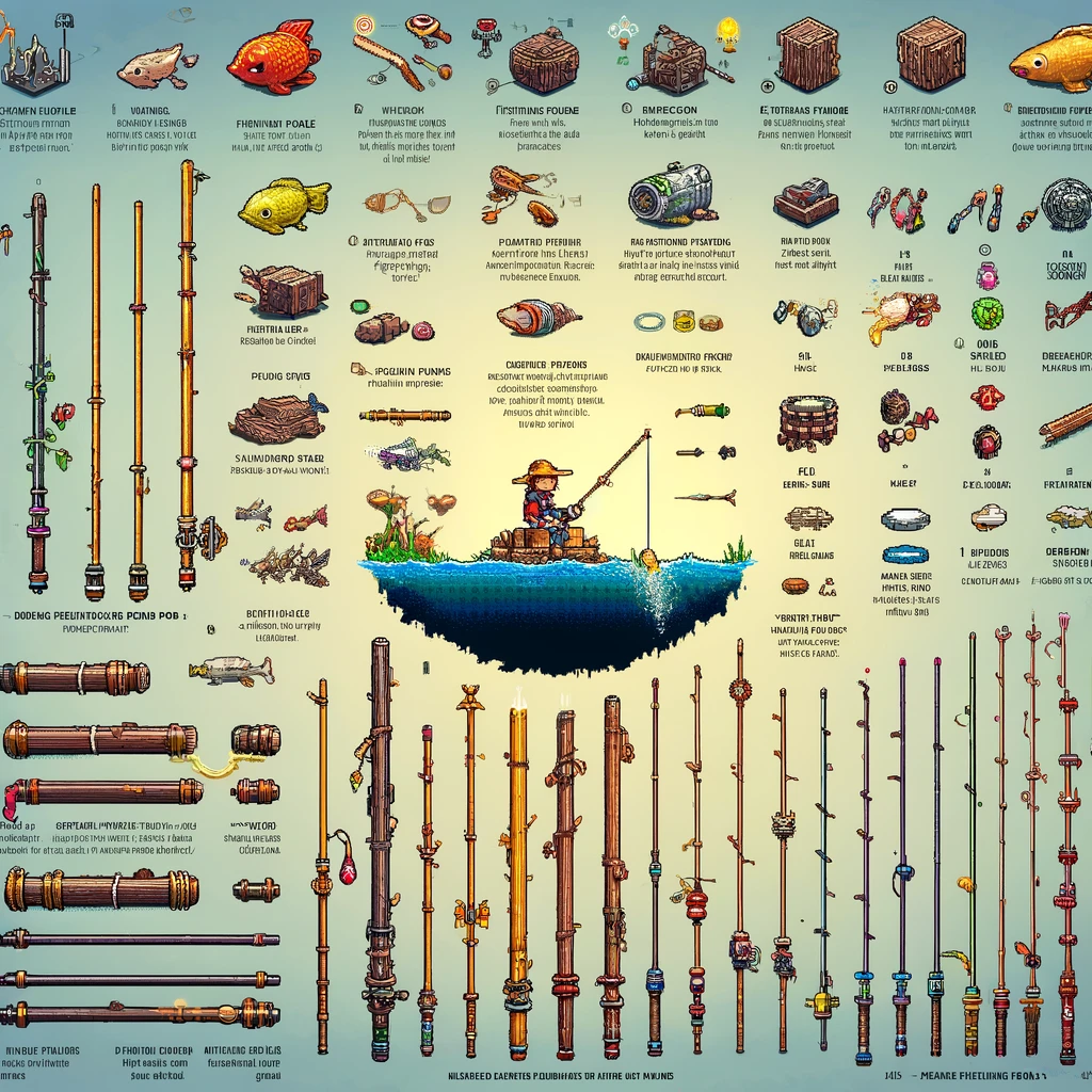 Terraria fishing pole crafts