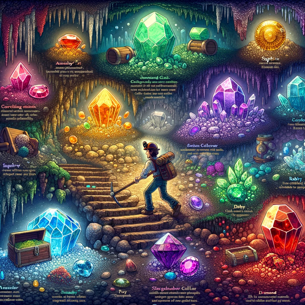 Terraria gemstone collection