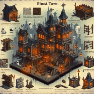 Terraria ghost town building