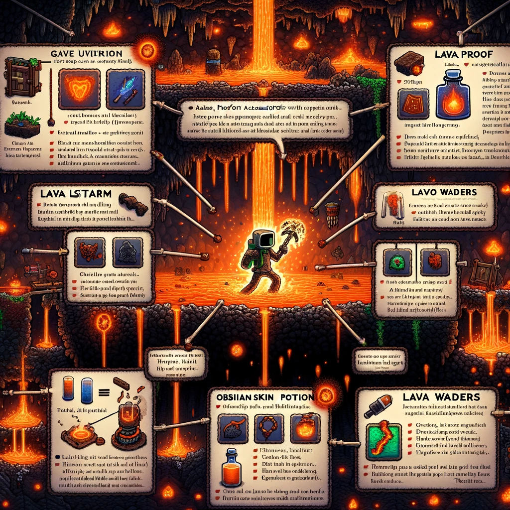 Terraria lava-proof accessories