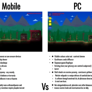 Terraria mobile vs PC differences