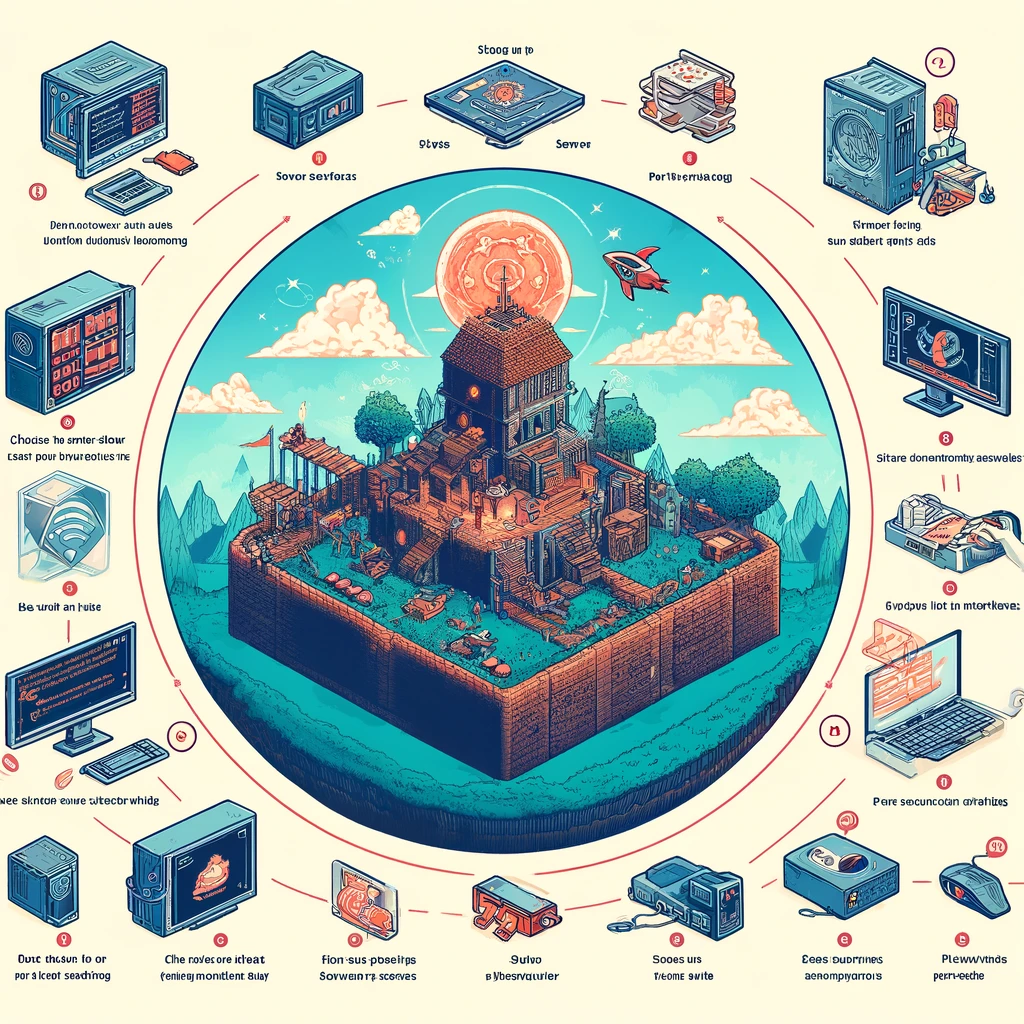 Terraria online server setup