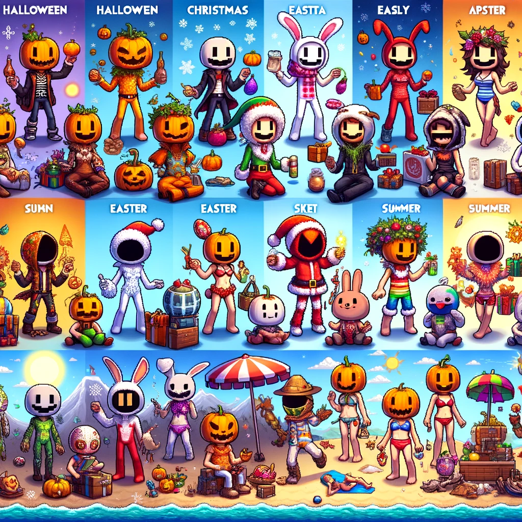 Terraria seasonal skins