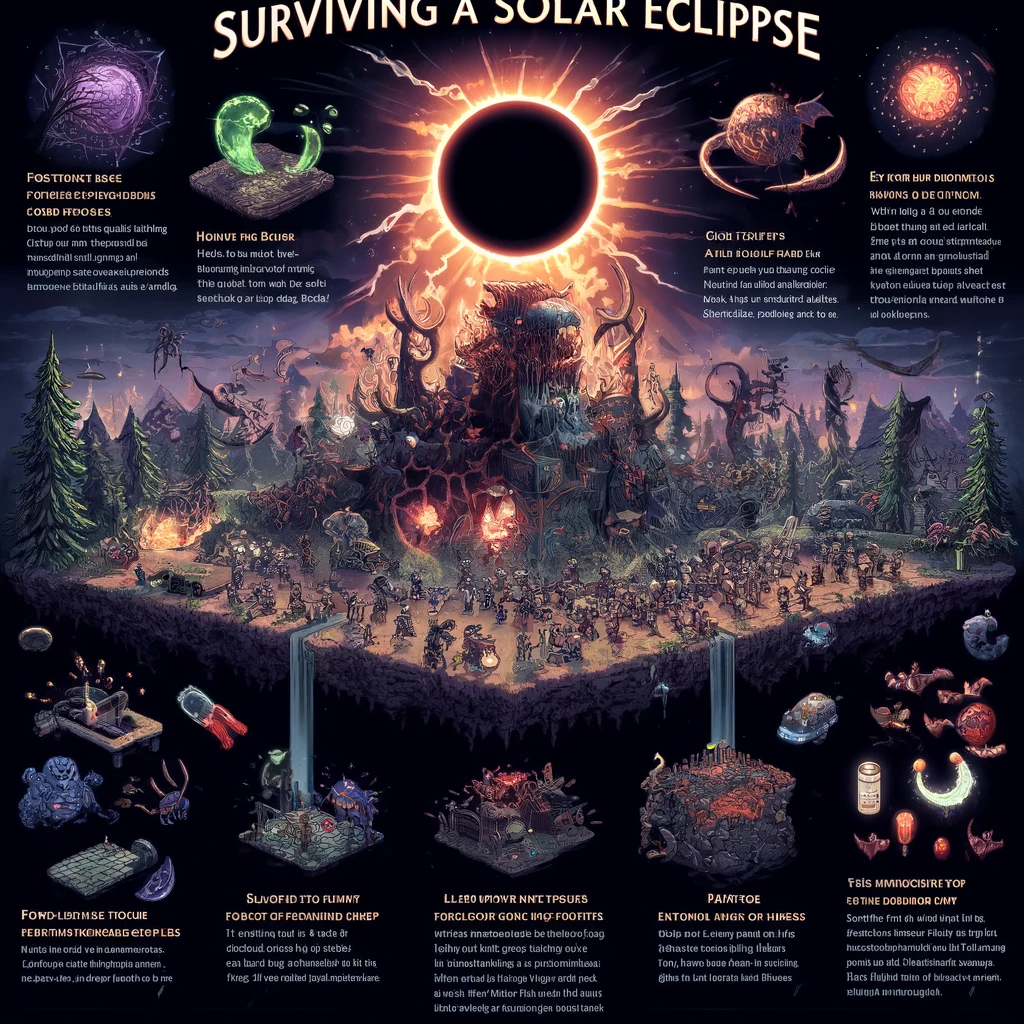 Terraria solar eclipse survival