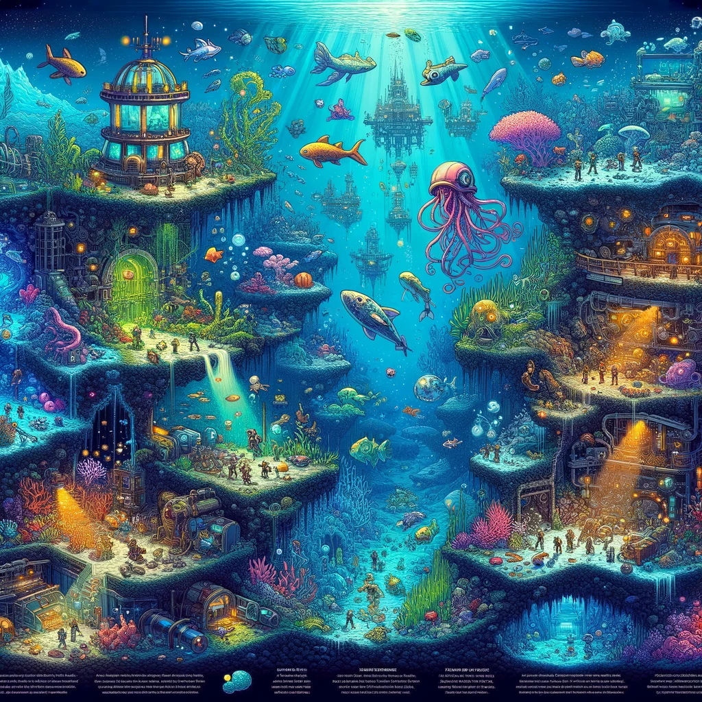 Terraria underwater biomes