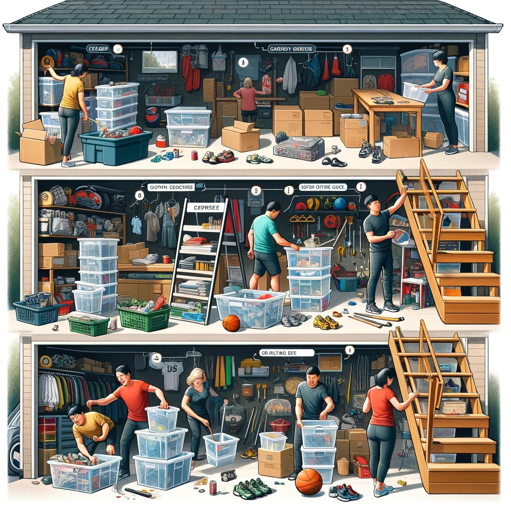 How to declutter a garage