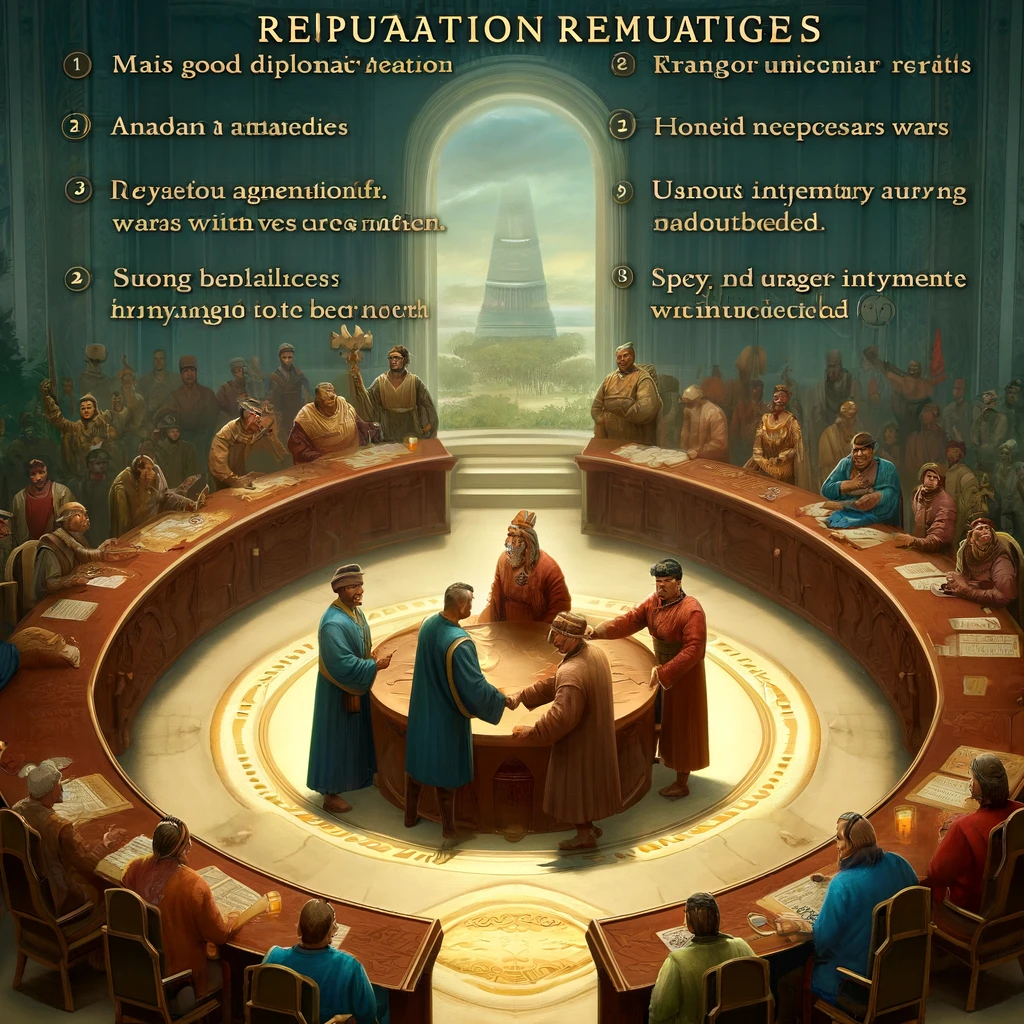 How to manage your civilization's reputation in Civilization VI