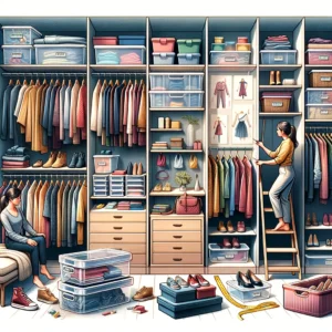 How to organize a closet