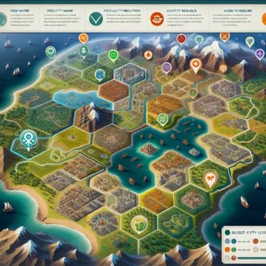 How to select city location Civilization VI