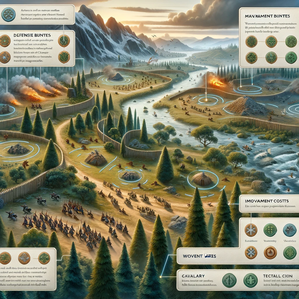 How to use environment in warfare in Civilization VI
