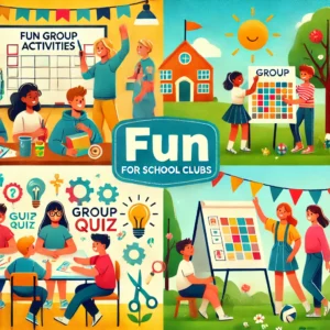 Fun group activities for school clubs