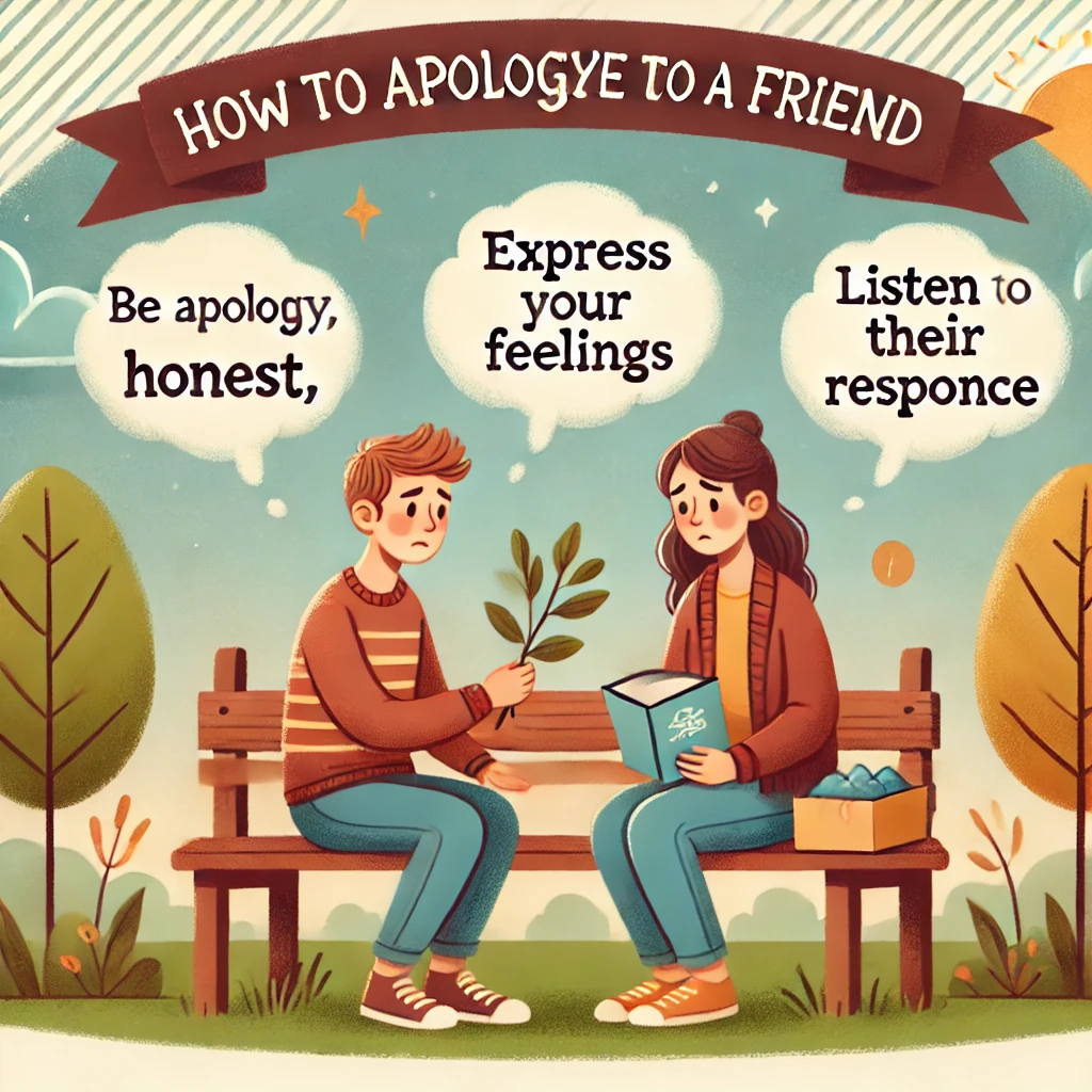 How to Apologize to a Friend