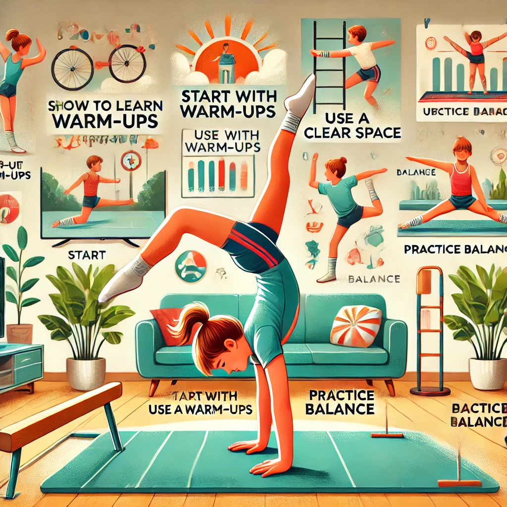 How to learn basic gymnastics at home