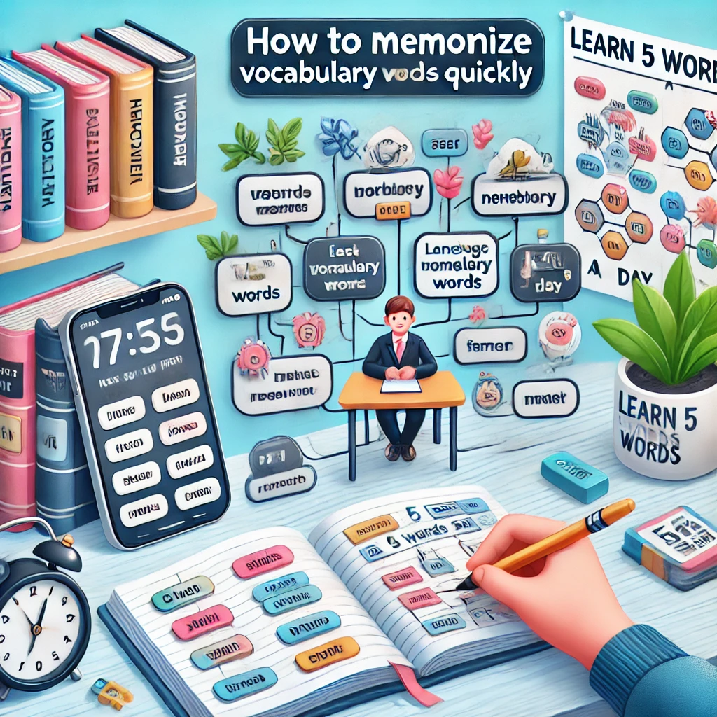 How to memorize vocabulary words quickly