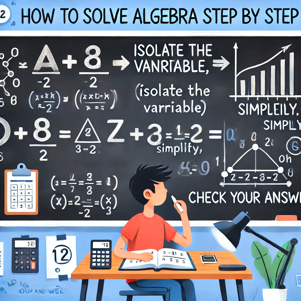 How to solve algebra problems step by step