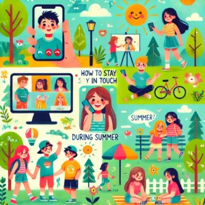 How to stay in touch with friends during summer