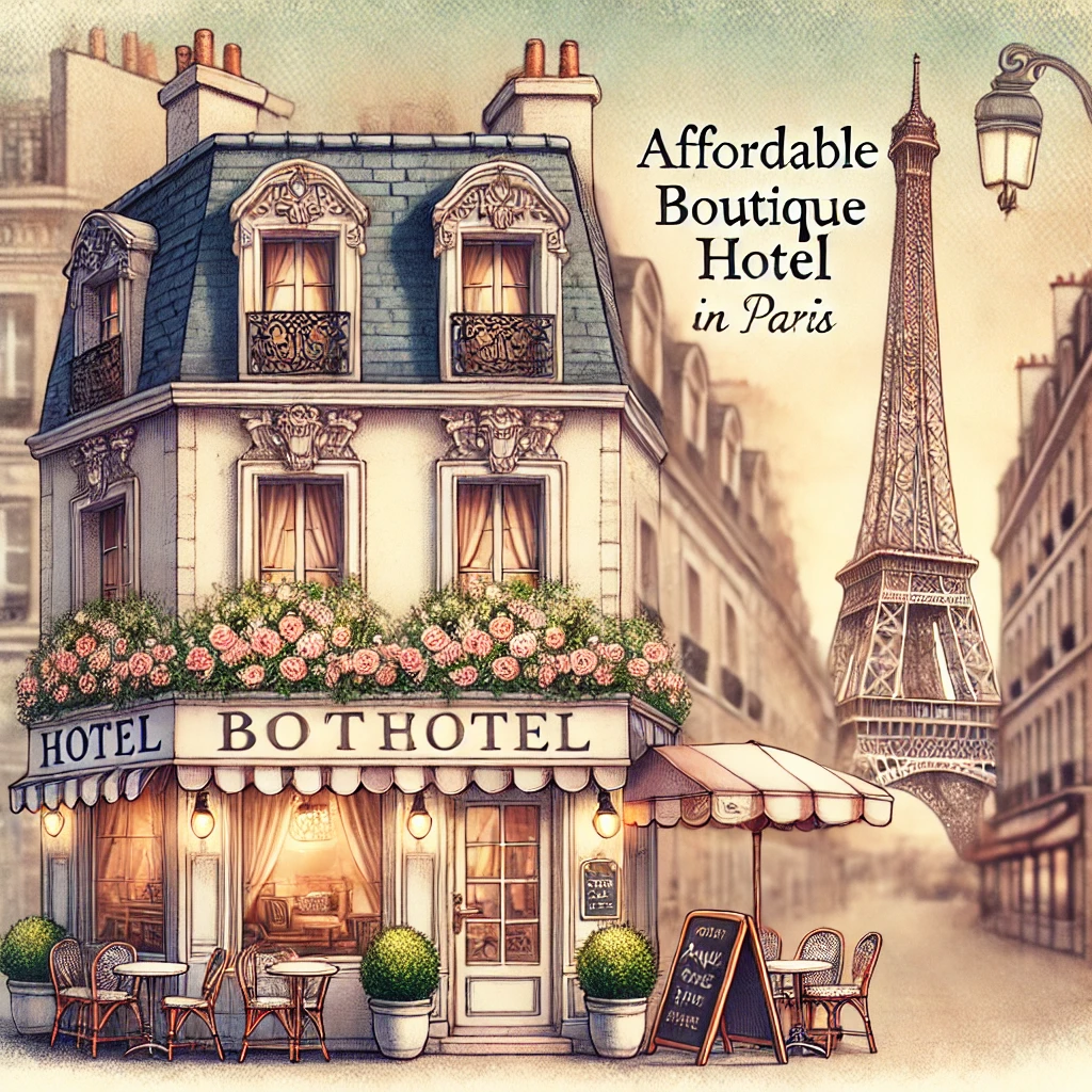 Affordable boutique hotels in Paris
