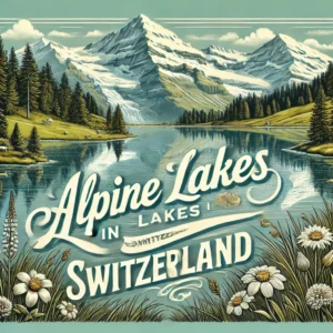 Alpine lakes in Switzerland