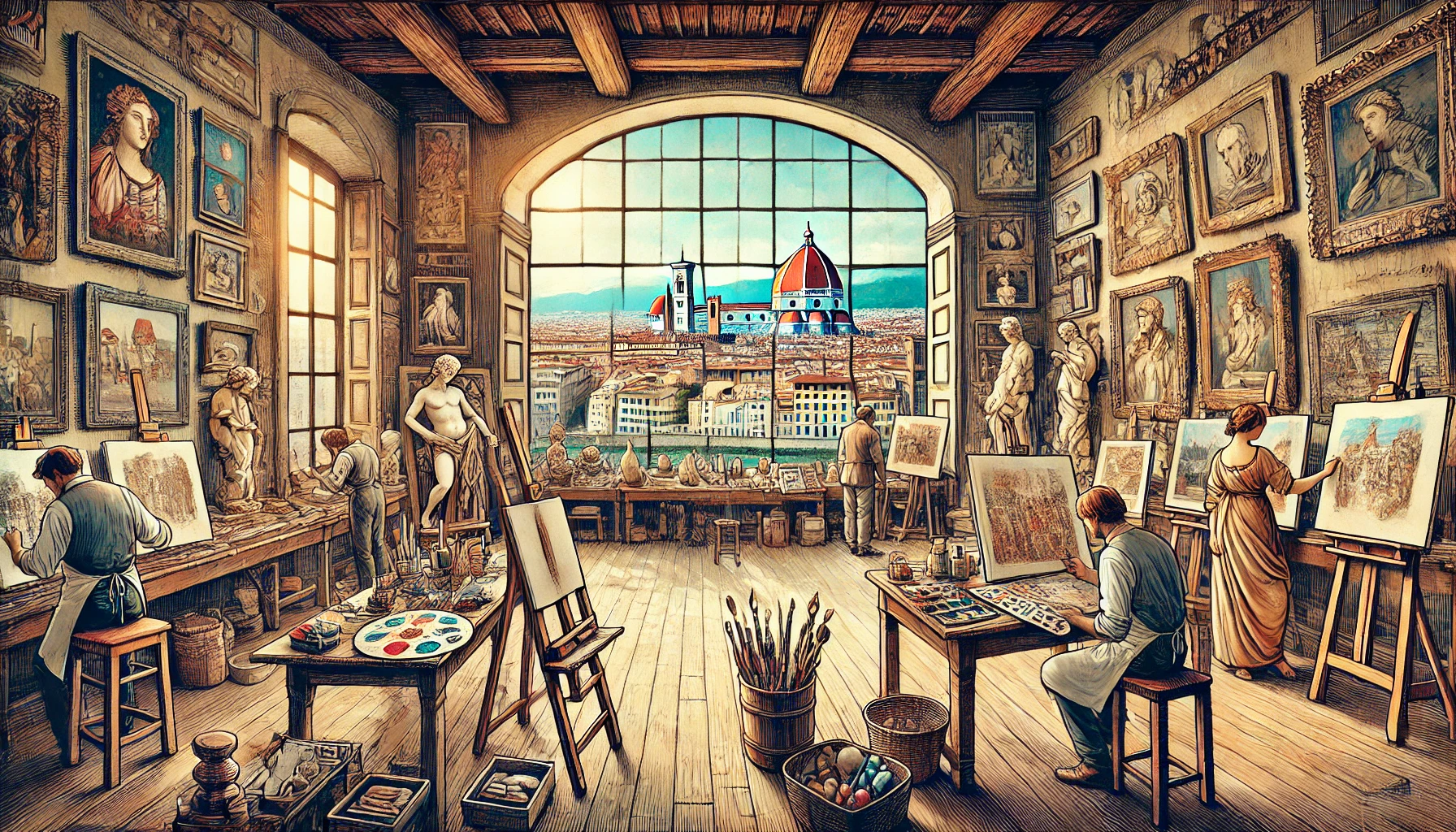 Art workshops in Florence