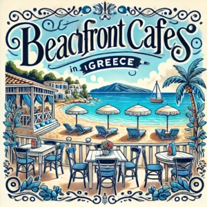 Beachfront cafes in Greece