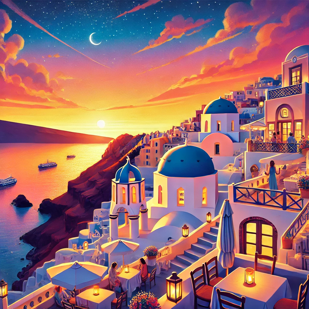 Best sunsets in Santorini