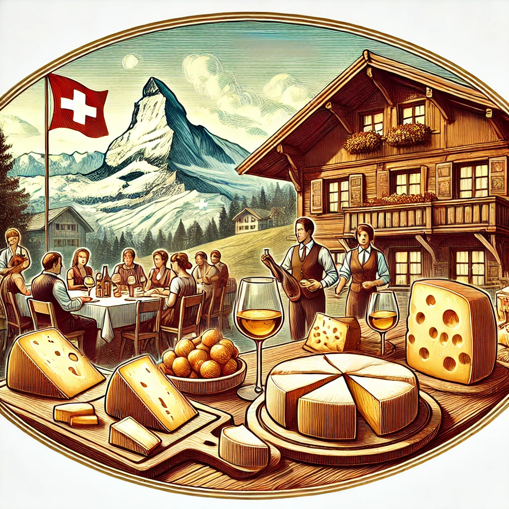 Cheese tasting in Switzerland
