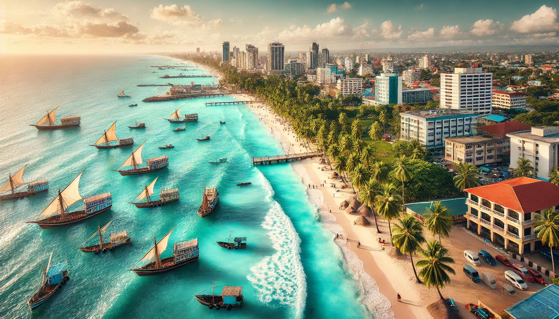 Coastal views in Dar es Salaam