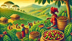 Coffee production in Ethiopia
