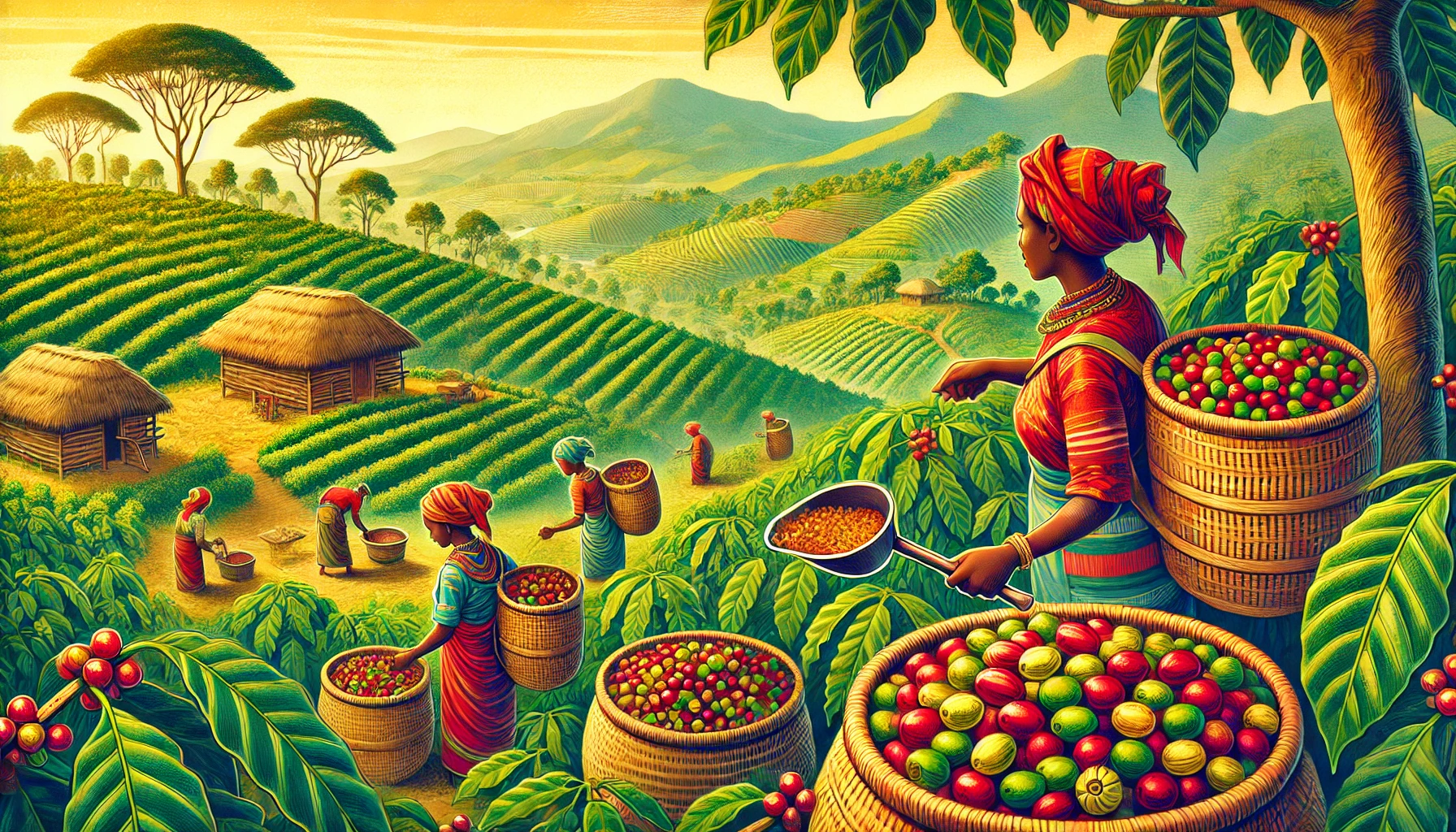 Coffee production in Ethiopia