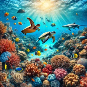 Coral reefs in Mauritius