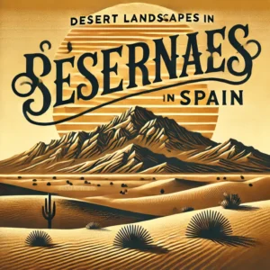Desert landscapes in Spain