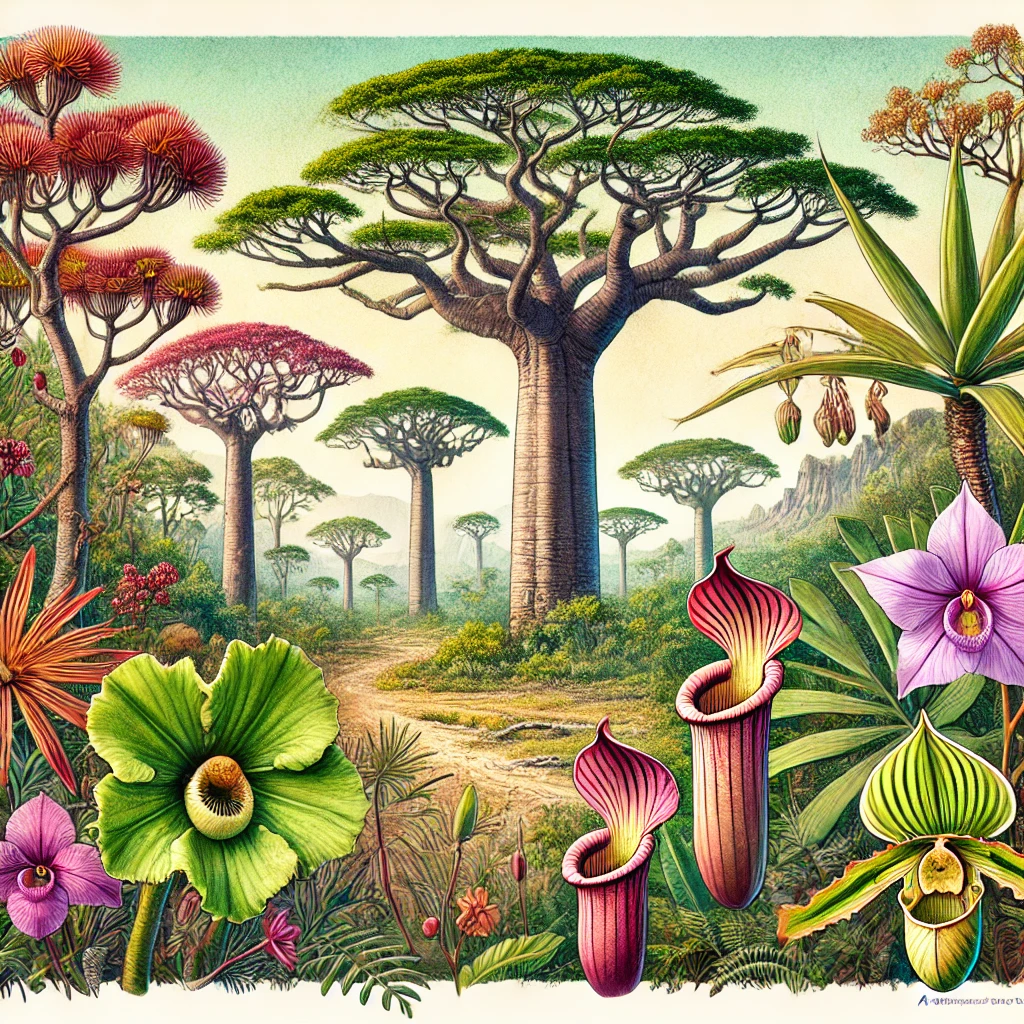 Endemic plants of Madagascar