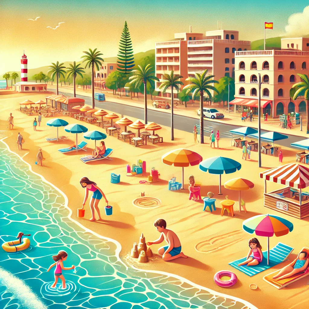 Family-friendly beaches in Spain