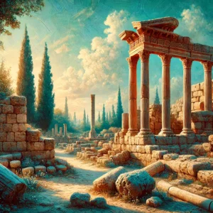 Historical ruins in Cyprus