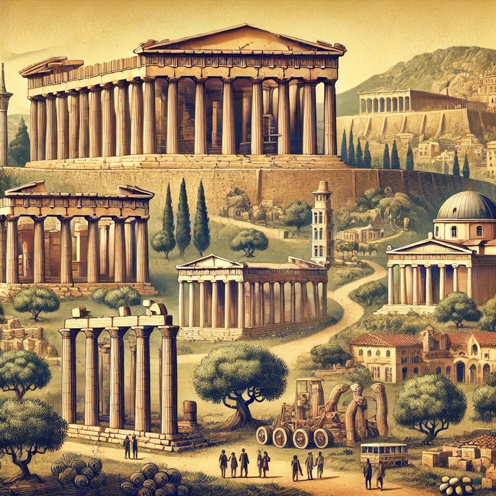 Historical sites in Athens