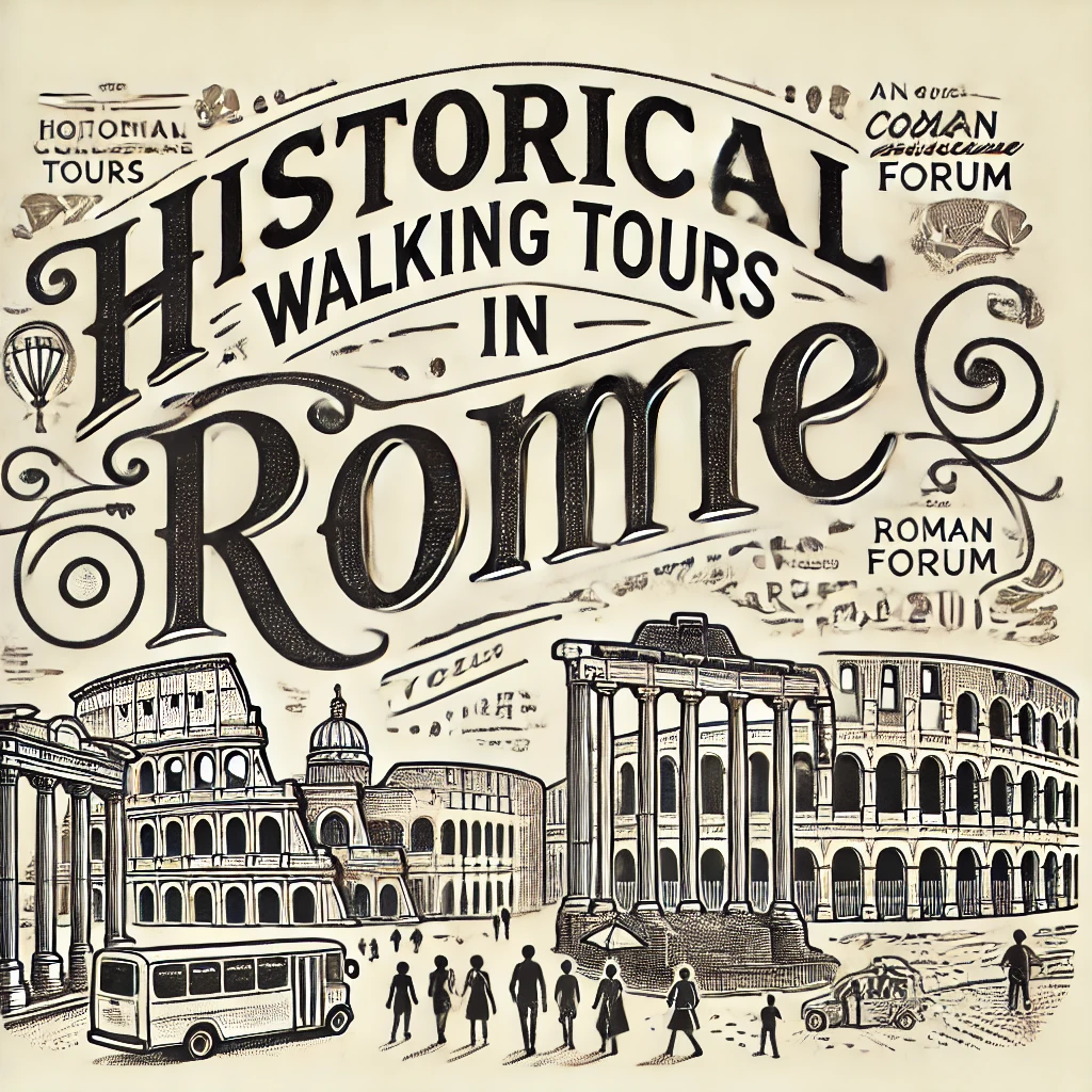 Historical walking tours in Rome