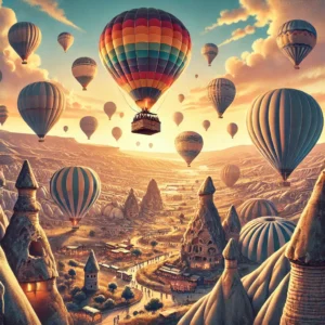 Hot air balloon rides in Turkey