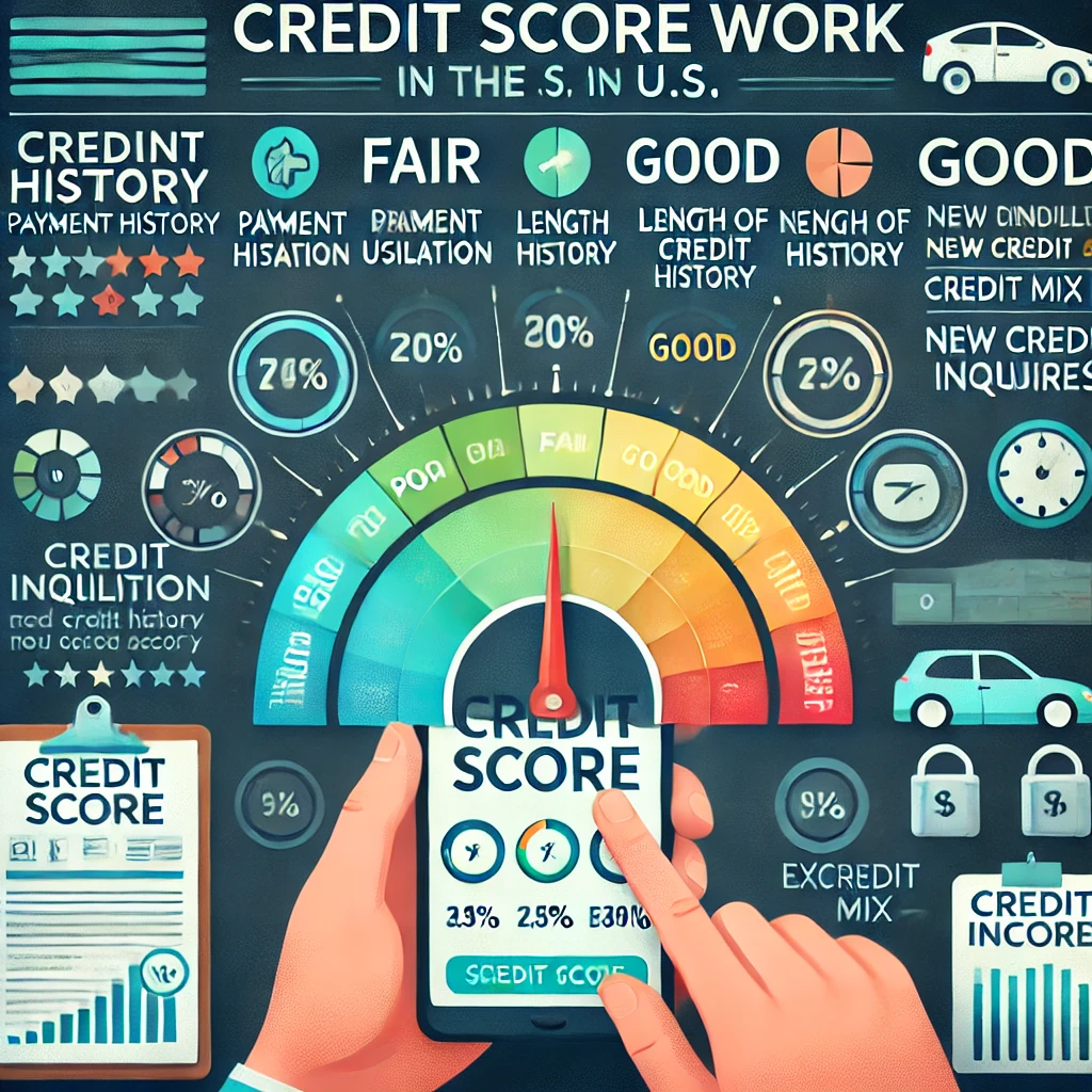 How do credit scores work in the US