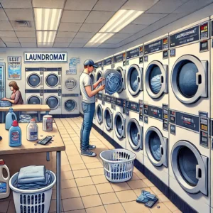 How do laundromats work in the US
