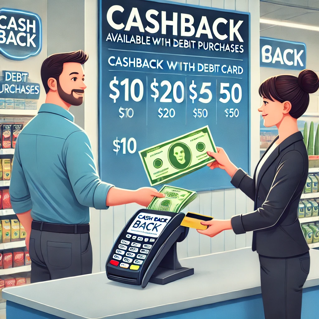 How does cashback work at US stores?