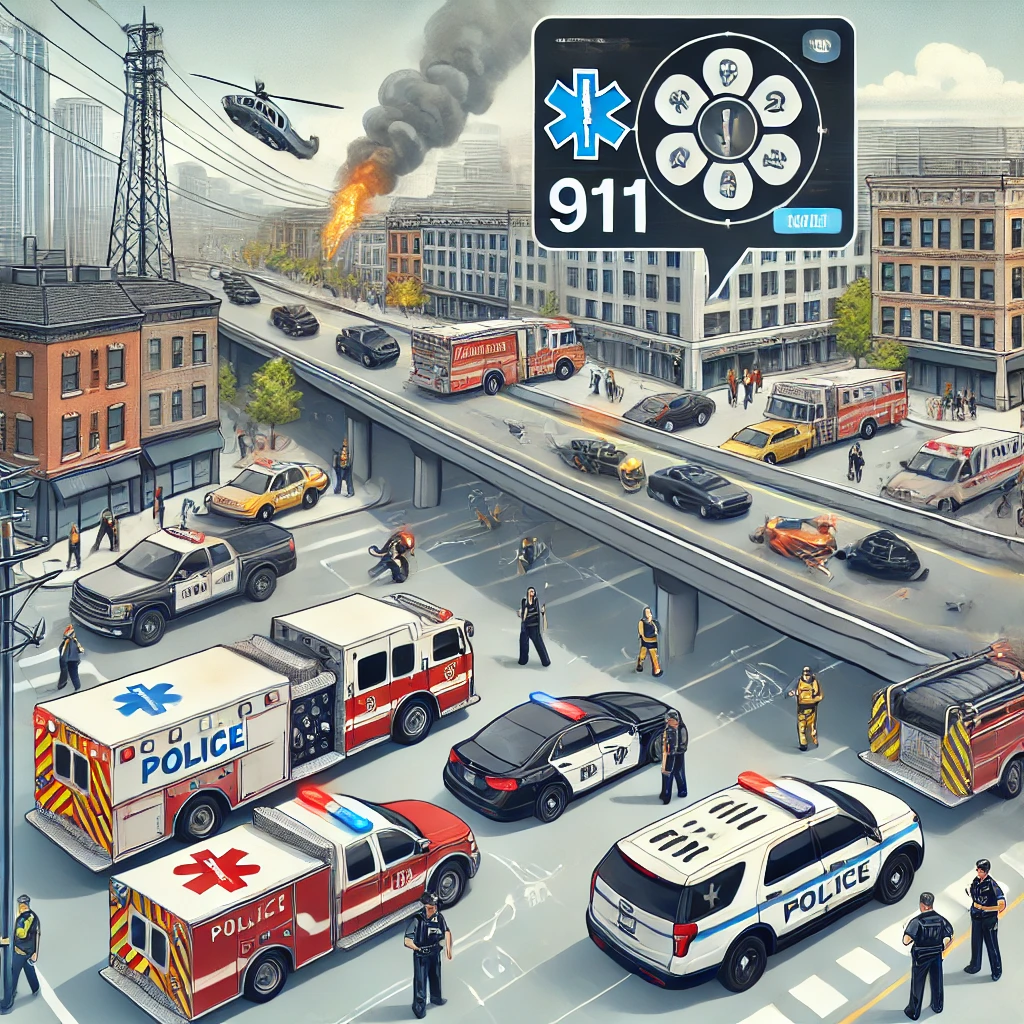 How does emergency response work in the US