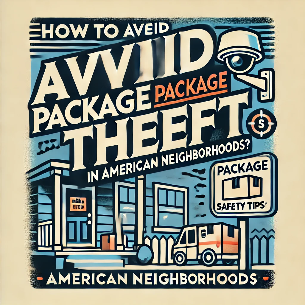 How to avoid package theft in American neighborhoods