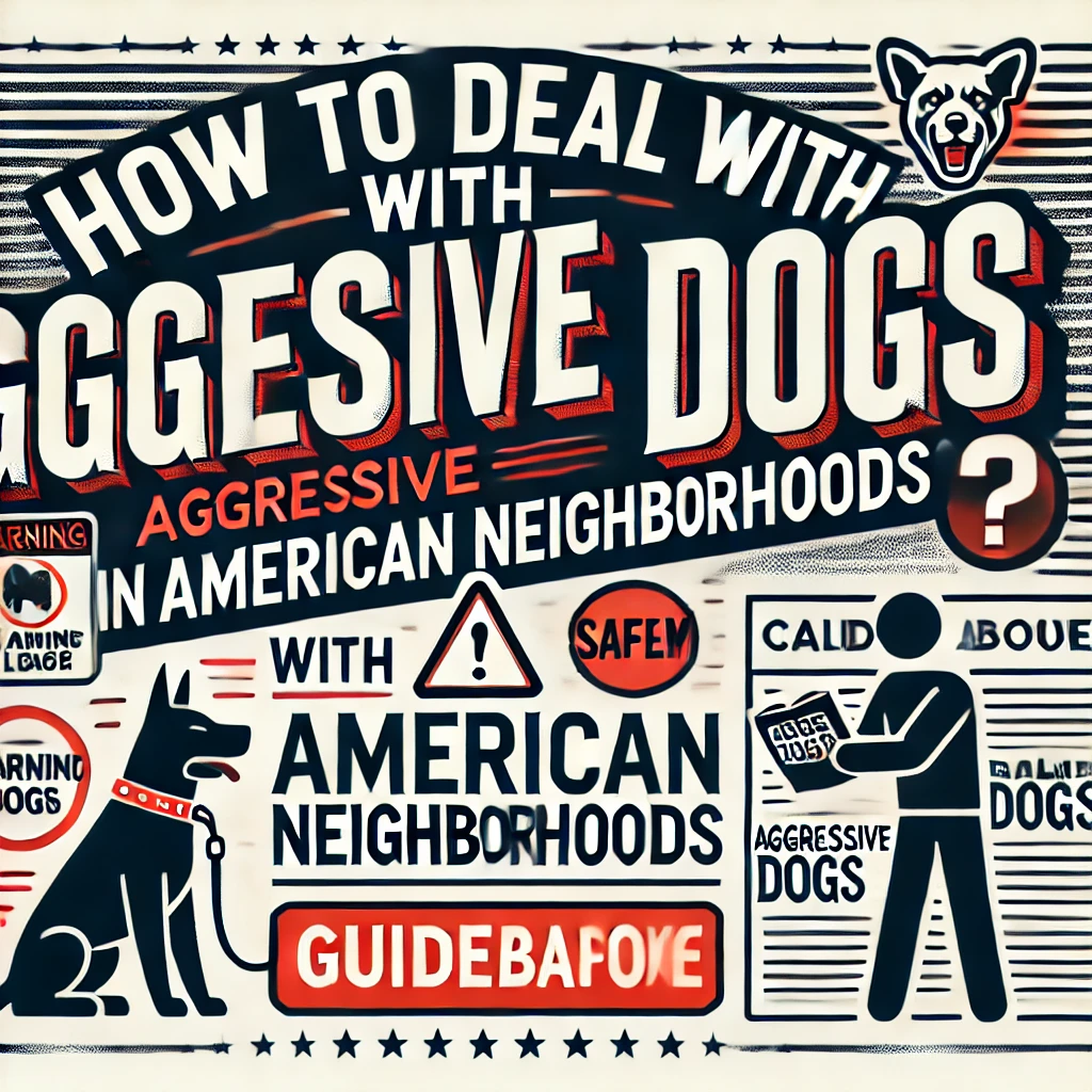 How to deal with aggressive dogs in American neighborhoods
