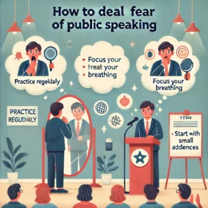 How to deal with fear of public speaking