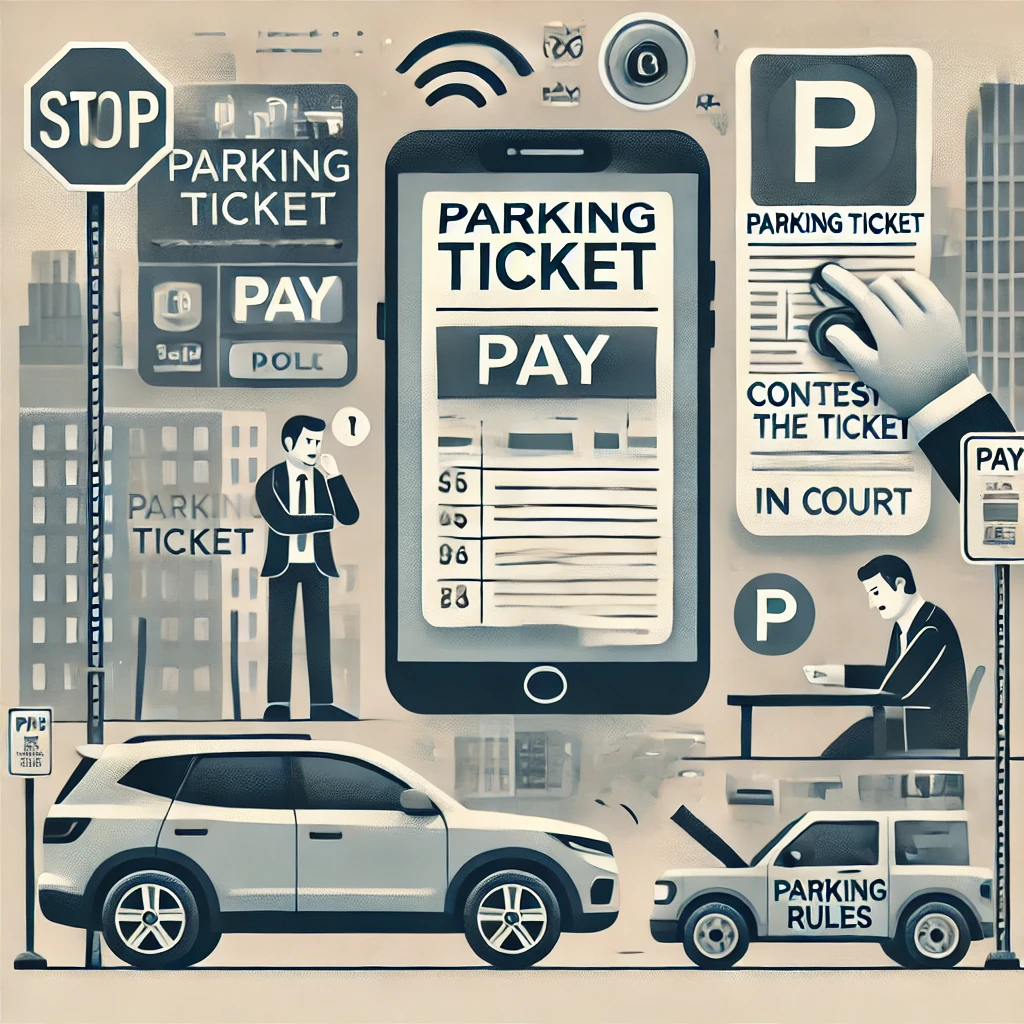 How to deal with parking tickets in the US