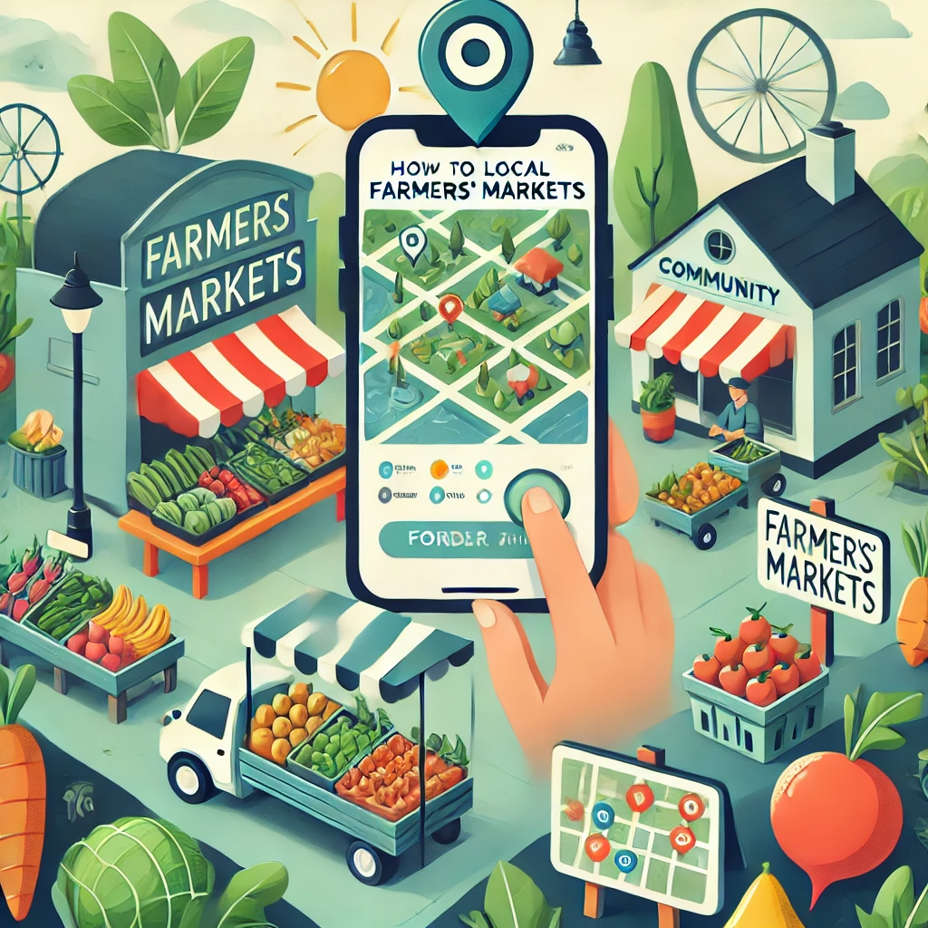 How to find local farmers’ markets in the US